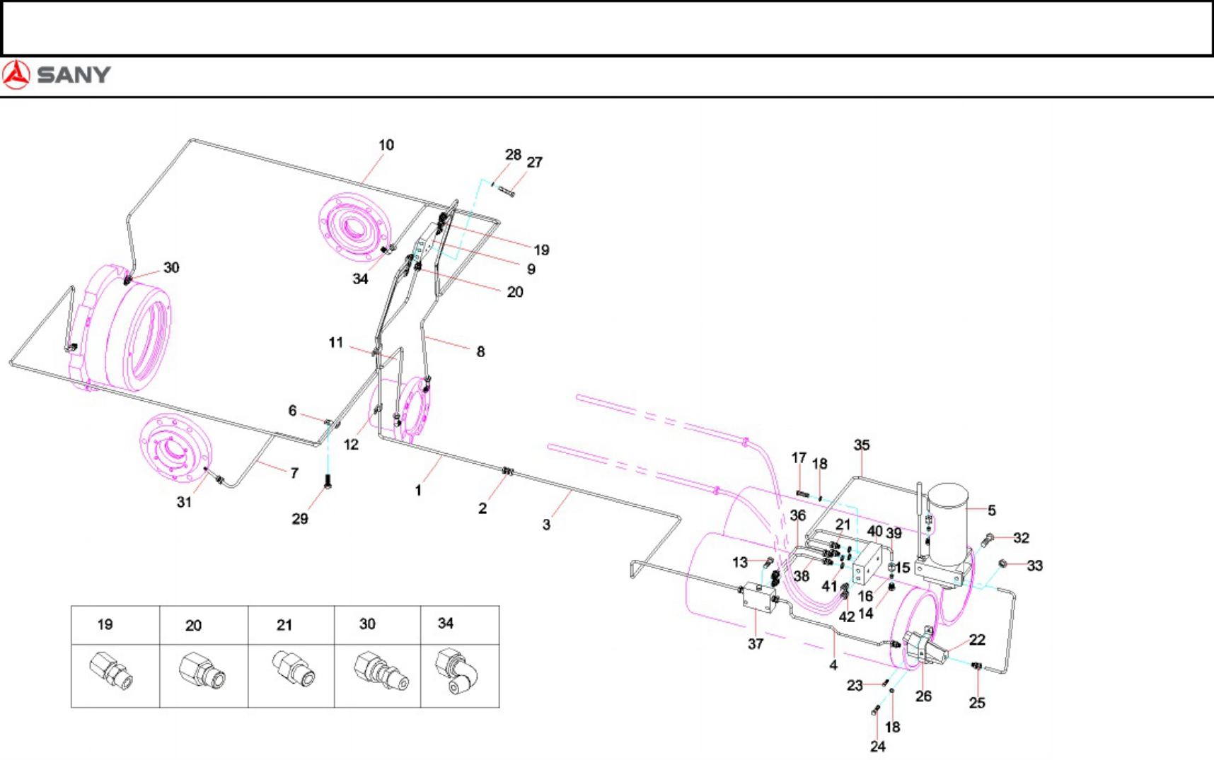 PDF page 123 of Sany Heavy HBT40C-1410DIII Parts Catalog [PDF]