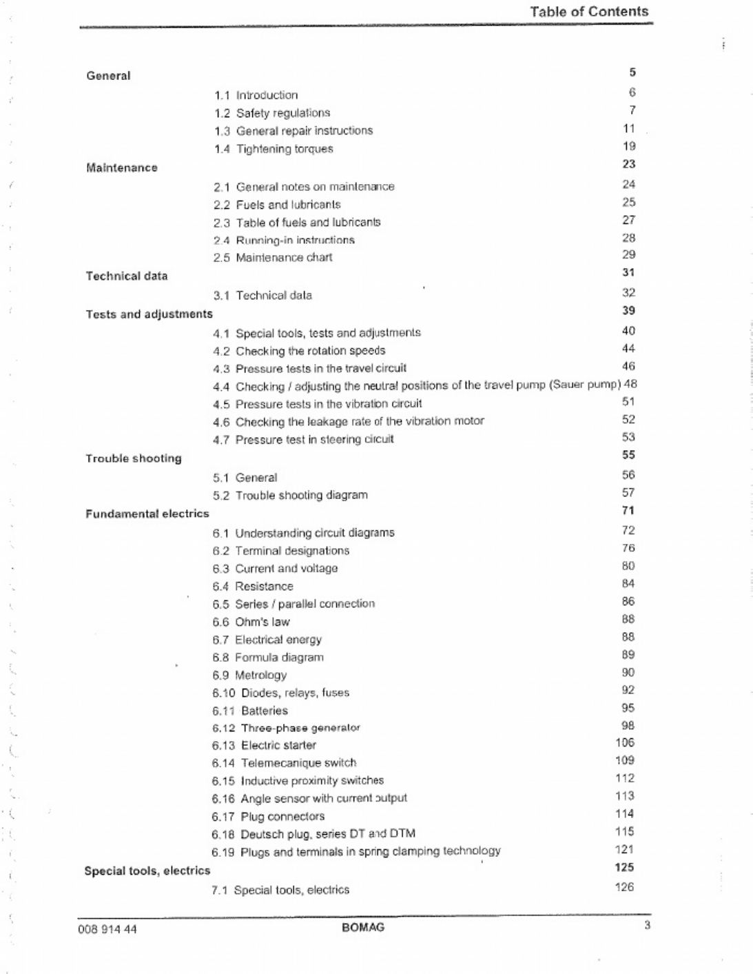 PDF page 3 of BOMAG Manual de Servicio BW135 PDF_444510 Technical Manual [PDF]