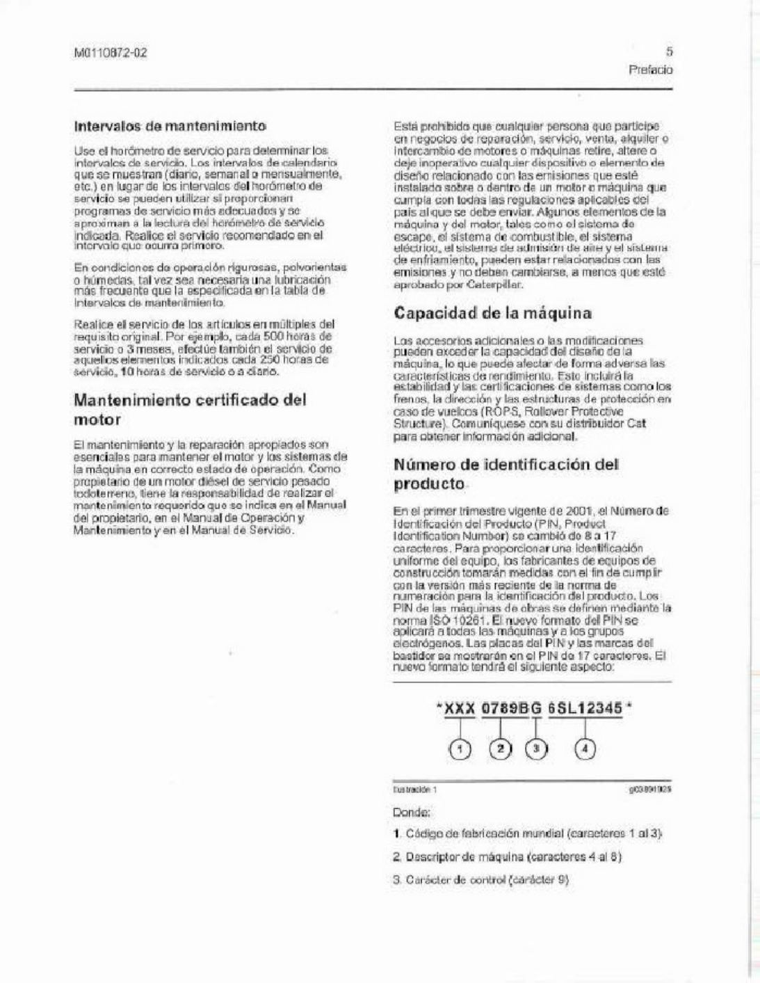 PDF page 5 of Caterpillar CAT 5 manual Cat 416 Technical Manual [PDF]