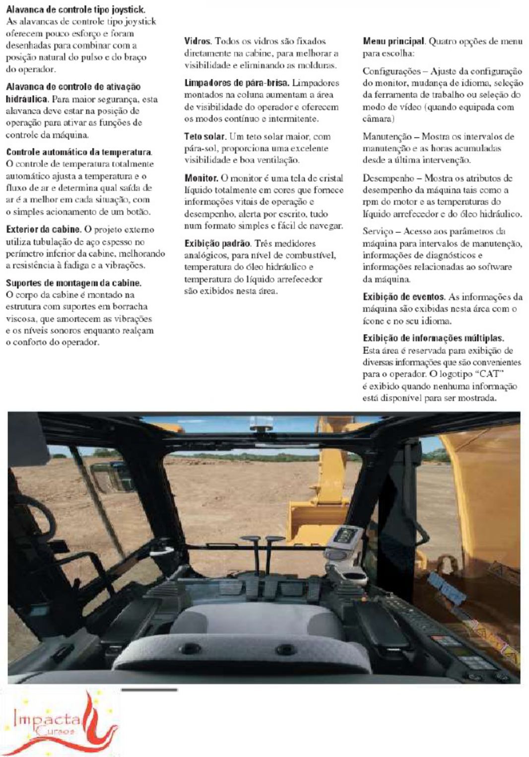 PDF page 58 of Caterpillar CAT Hydraulic Excavator Training Course Technical Manual [PDF]
