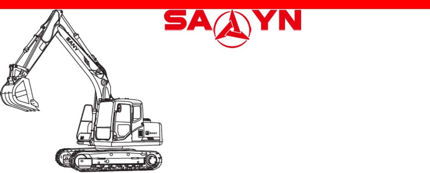 Sany Heavy SY215C Technical Manual [PDF] cover