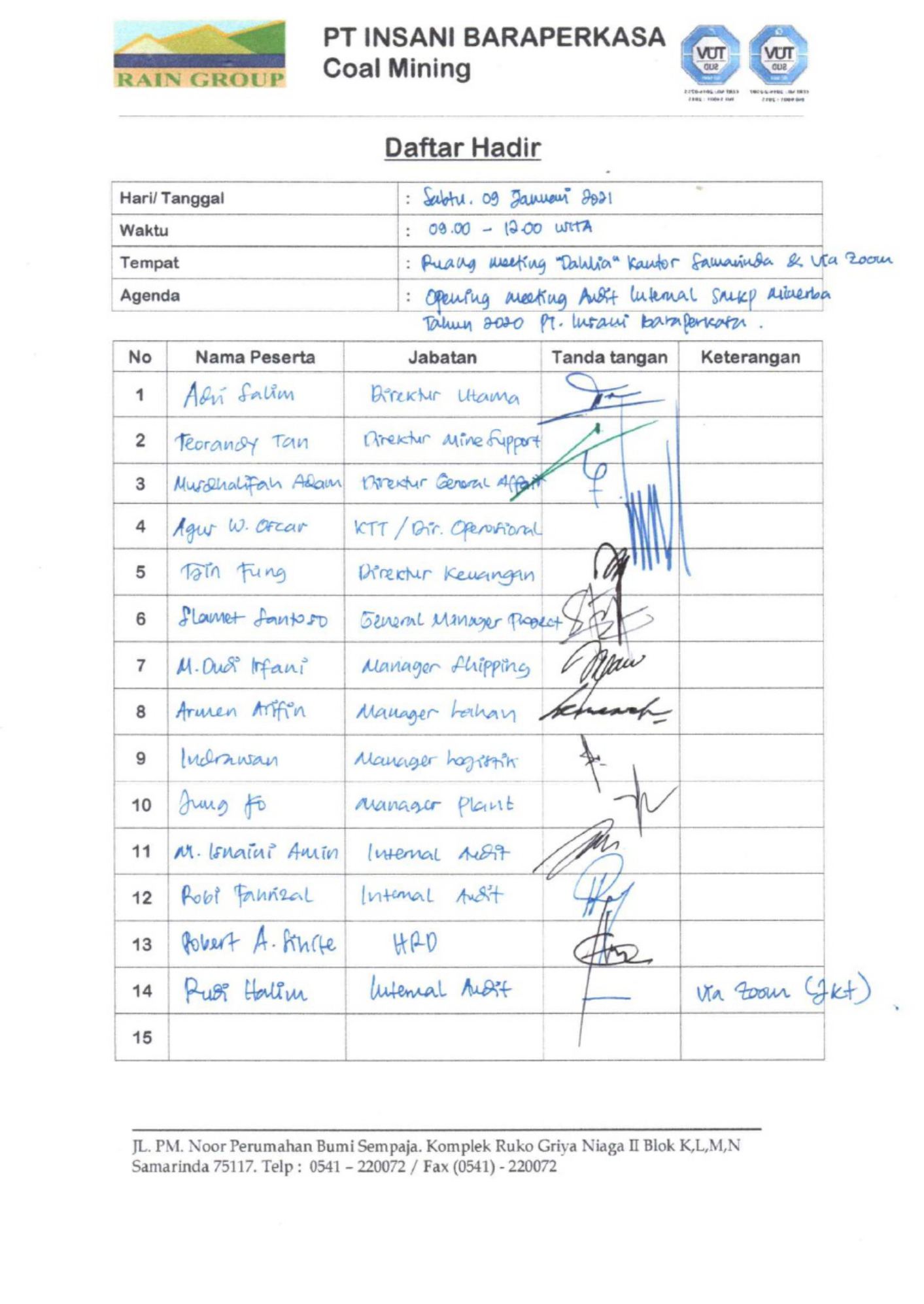 BOMAG Laporan Hasil Internal Audit SMKP M Technical Manual [PDF] cover