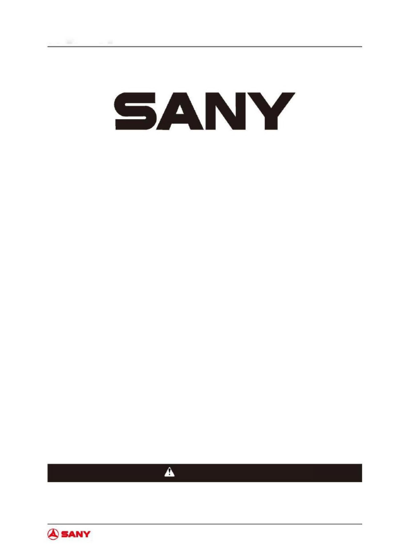 PDF page 3 of Sany Heavy es - SRC650T Technical Manual [PDF]