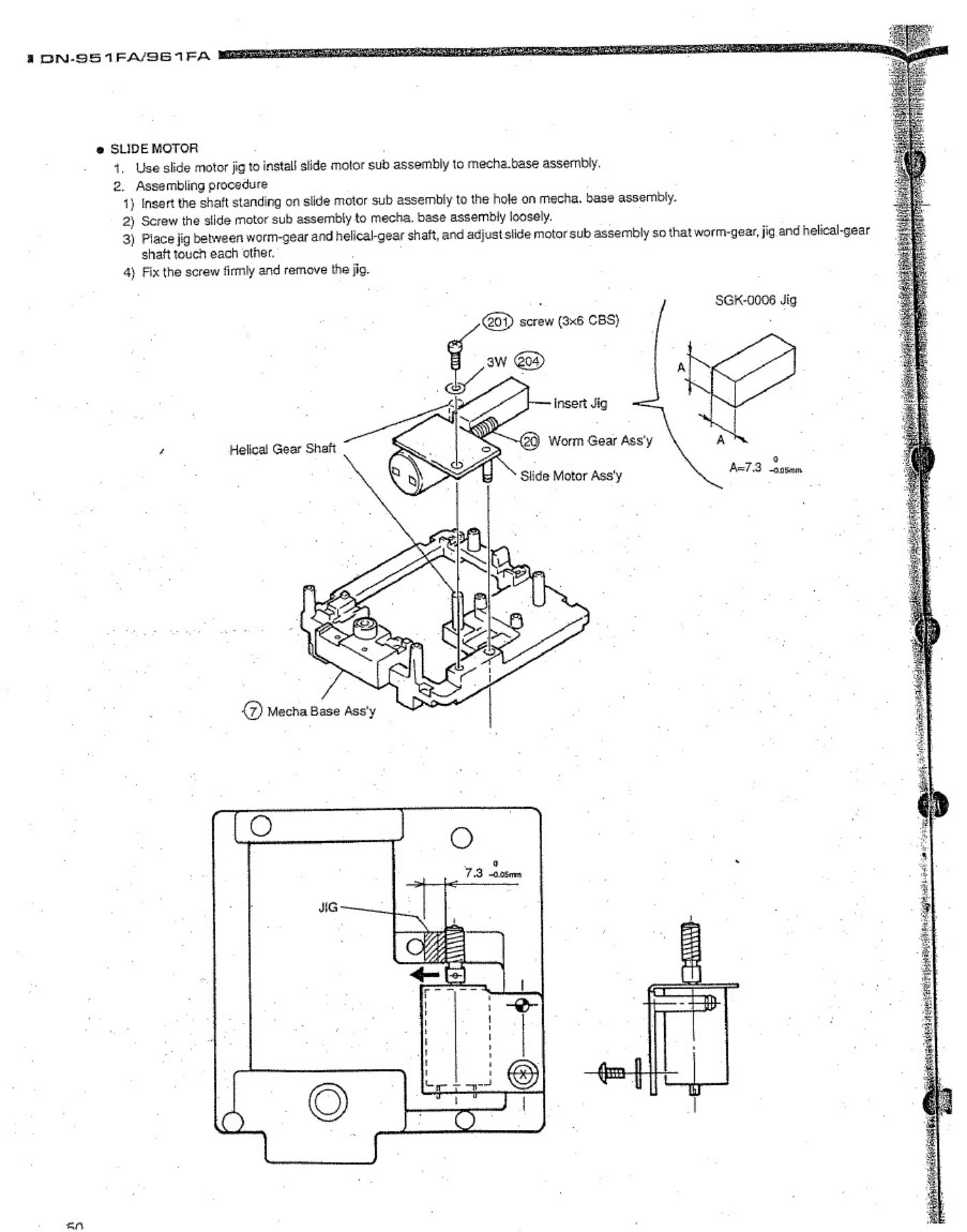PDF page 52 of Caterpillar CAT Denon DN-600F - Workshop Service Manual [PDF]