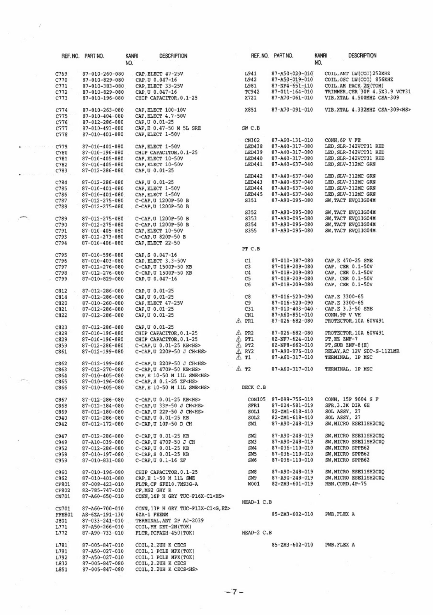 PDF page 7 of ZF Friedrichshafen Manual Aiwa NSX s777 s778 Technical Manual [PDF]