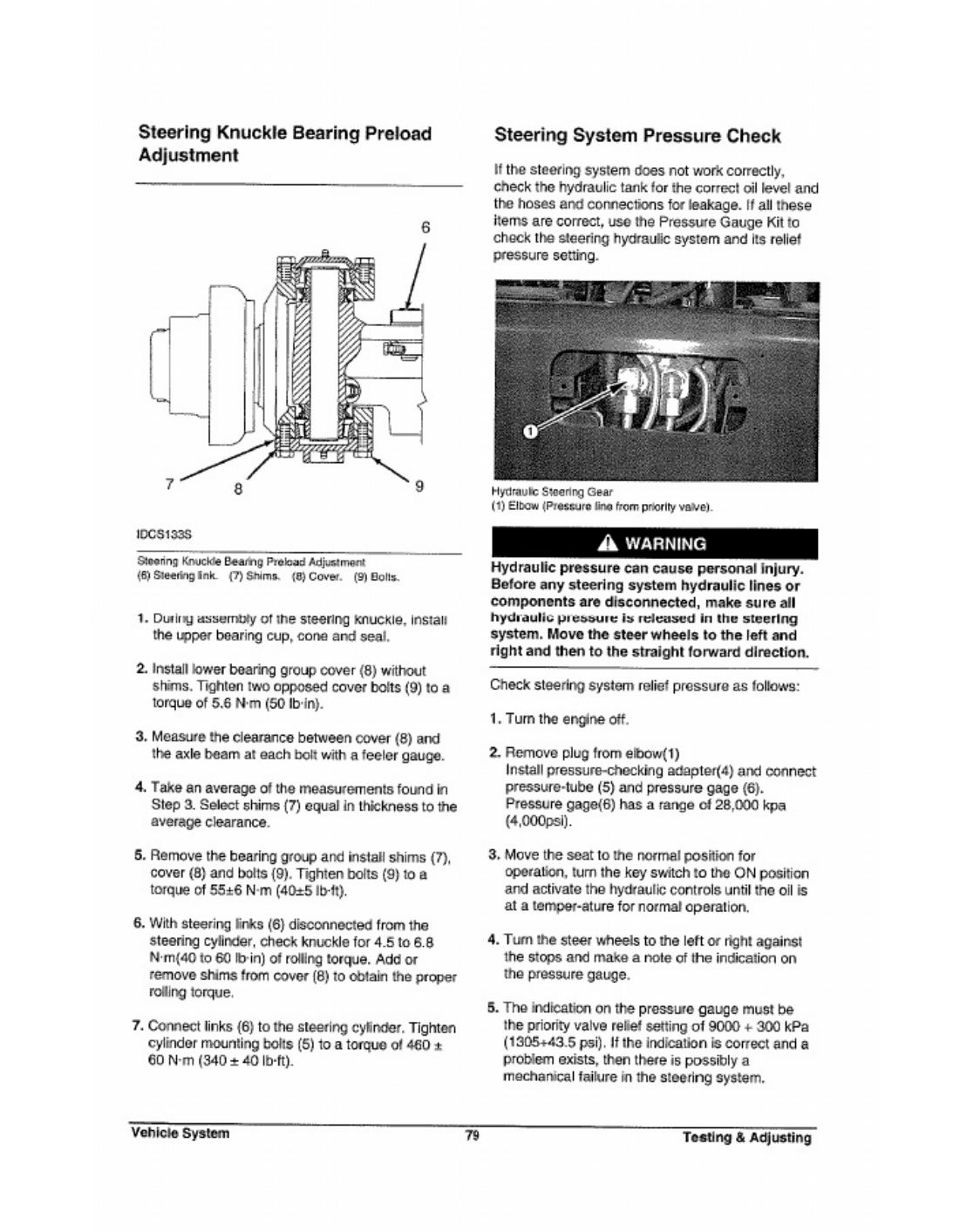 PDF page 610 of Doosan / Develon D20S-5 Workshop Service Manual [PDF]