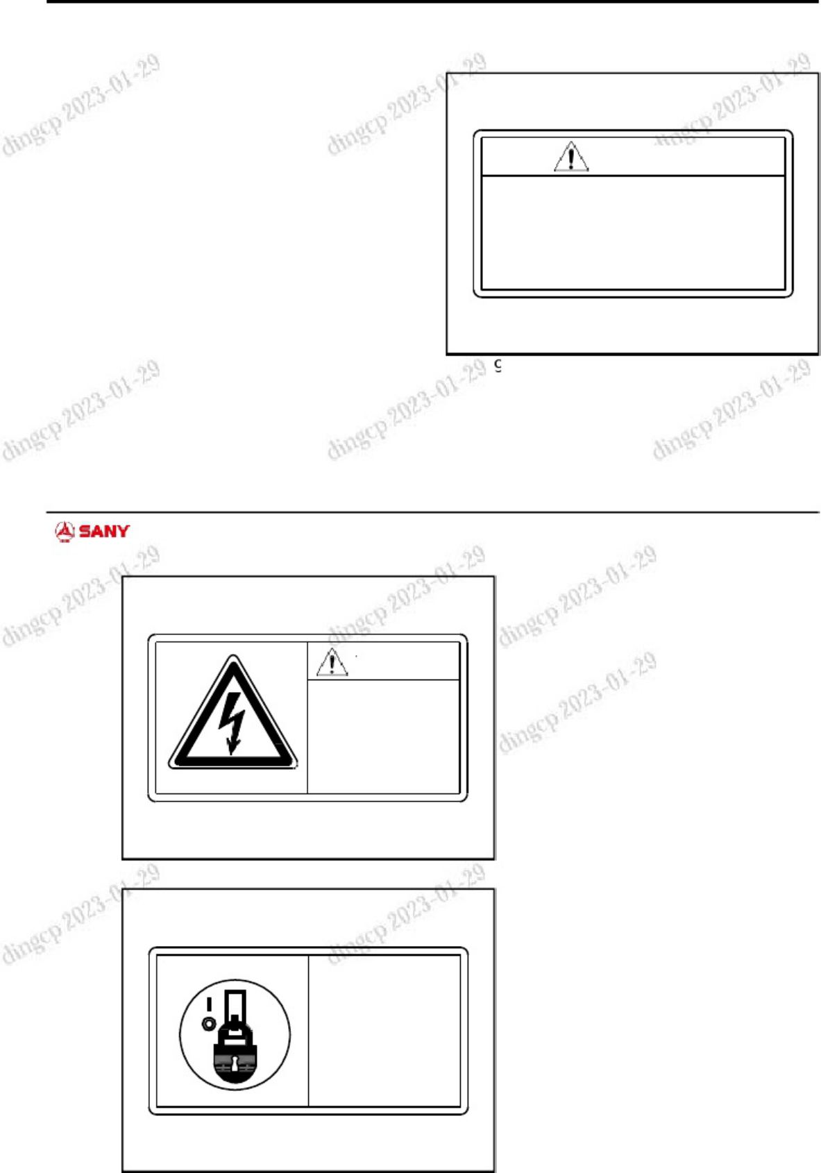 PDF page 49 of Sany Heavy Manual de Seguran a para Empilhadei Technical Manual [PDF]