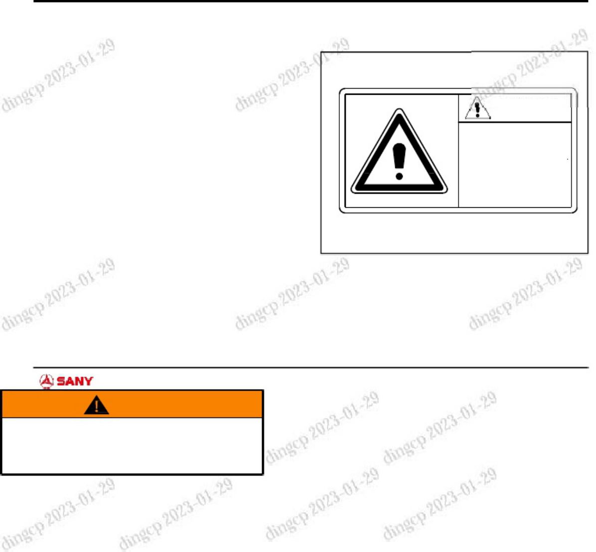 PDF page 53 of Sany Heavy Manual de Seguran a para Empilhadei Technical Manual [PDF]