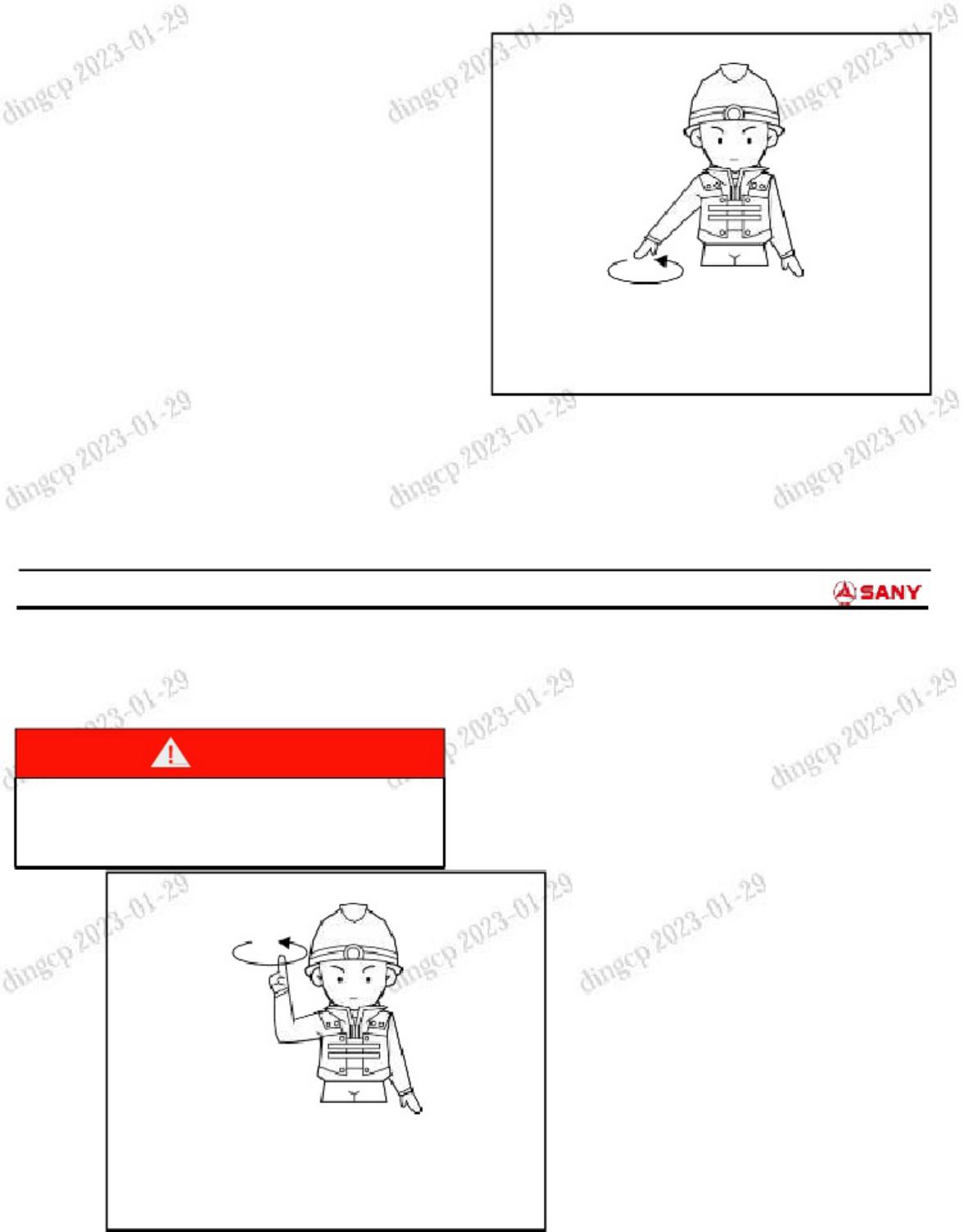 PDF page 58 of Sany Heavy Manual de Seguran a para Empilhadei Technical Manual [PDF]
