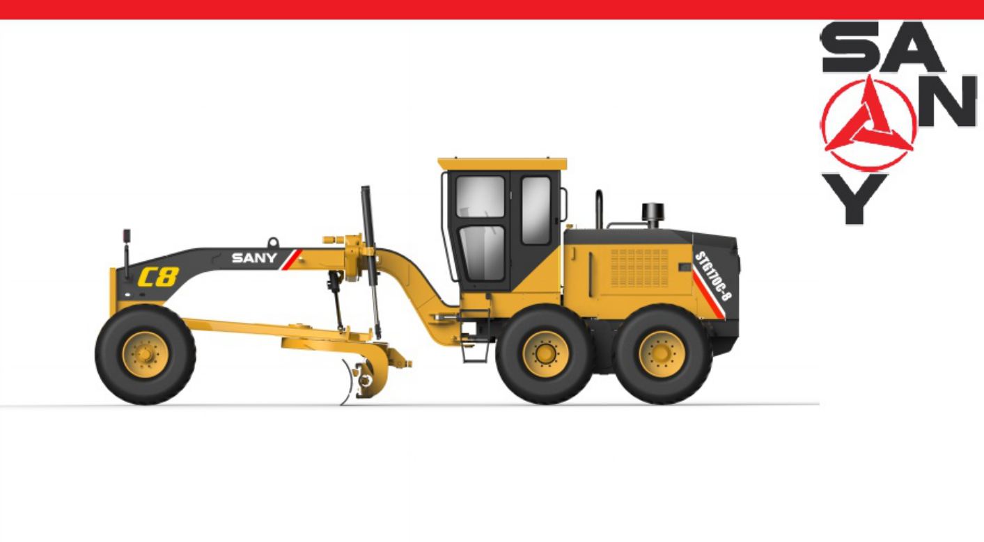 Sany Heavy Grader Safety and Operation Operation & Maintenance Manual (OMM) [PDF] cover