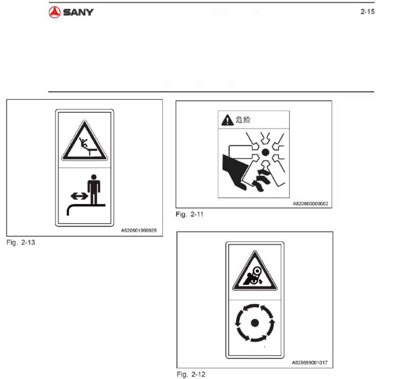PDF page 49 of Sany Heavy SY215C Technical Manual [PDF]
