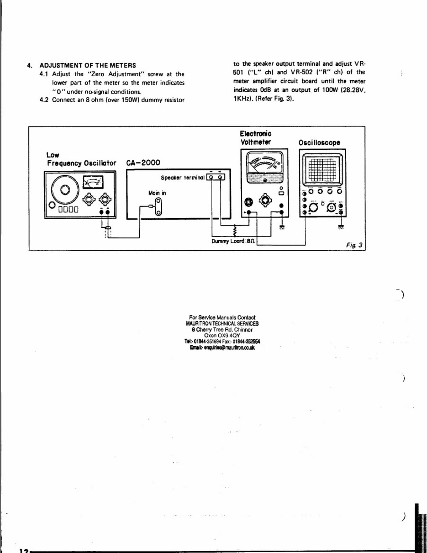 PDF page 13 of Yamaha Hfe Yamaha Ca-2010 Technical Manual [PDF]