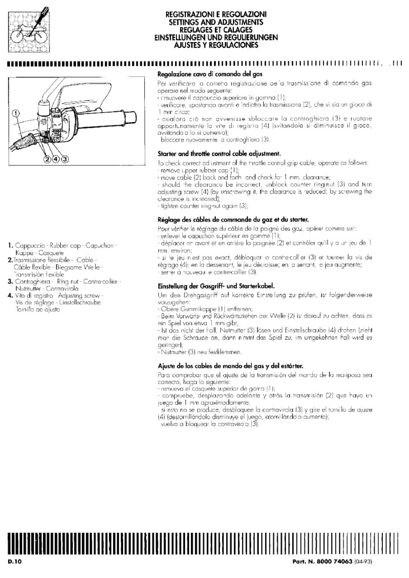 PDF page 53 of Ducati Cagiva Elefant 900 93 Workshop Service Manual [PDF]