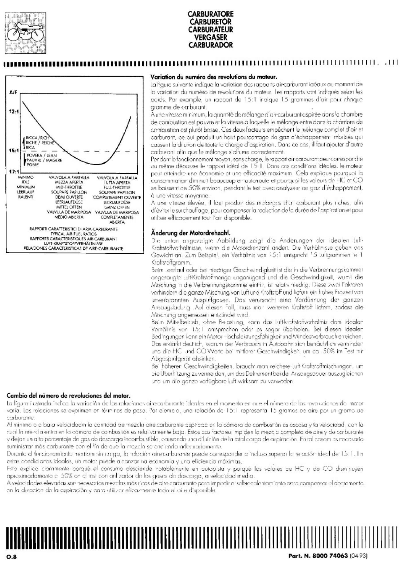 PDF page 247 of Ducati Cagiva Elefant 900 93 Workshop Service Manual [PDF]