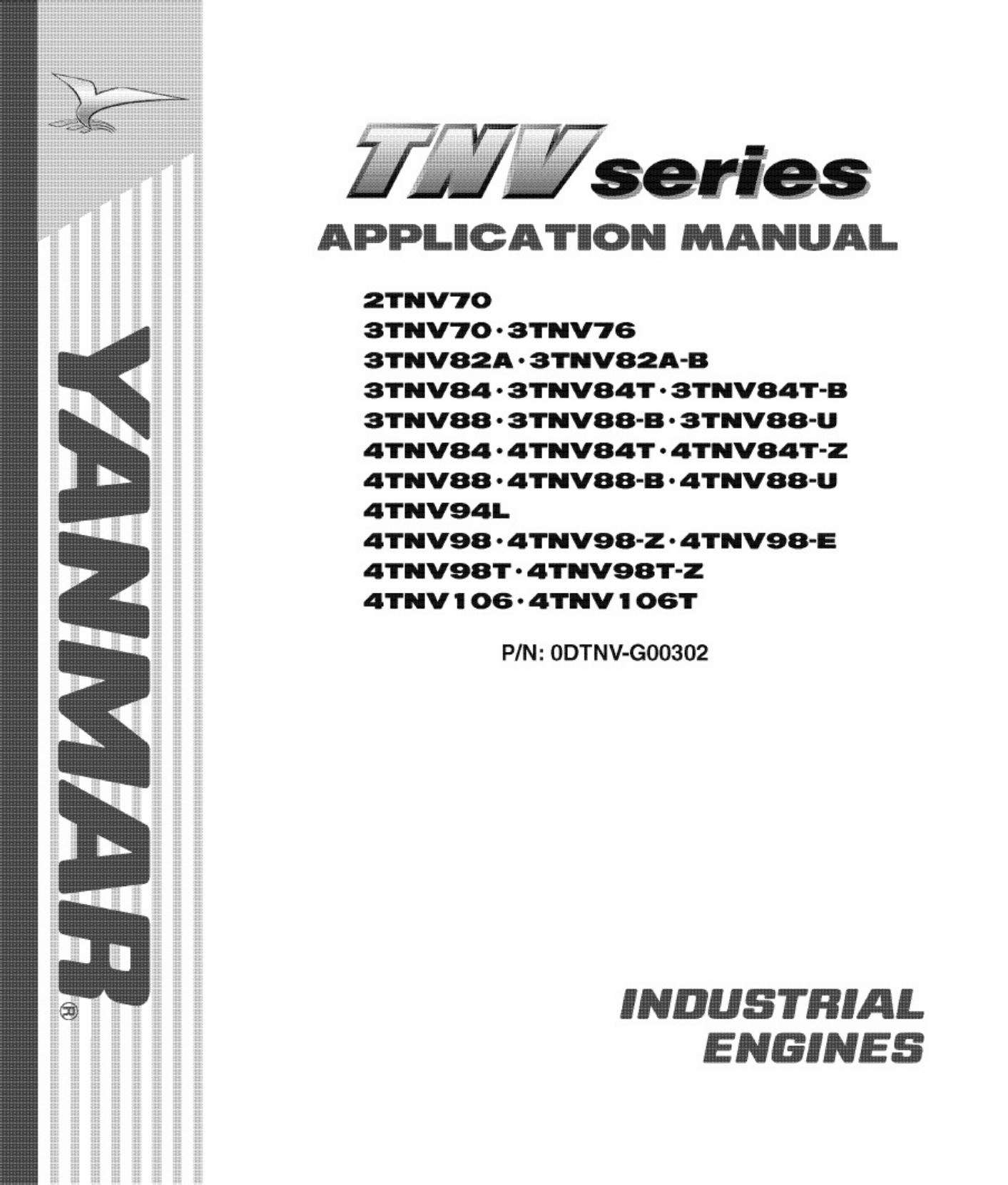 Yanmar Application Technical Manual [PDF] cover