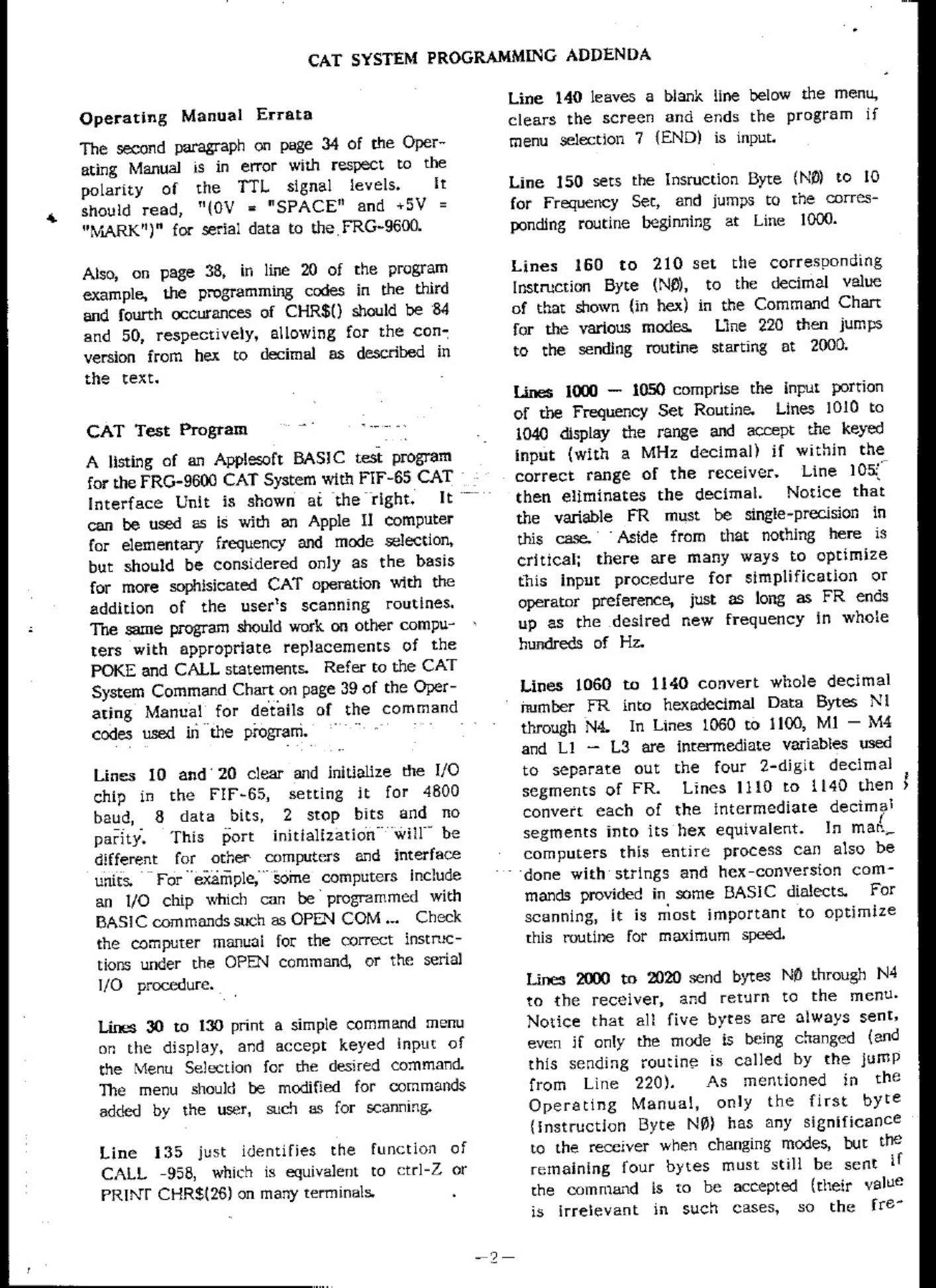PDF page 5 of Caterpillar CAT Frg9600 Technical Manual [PDF]