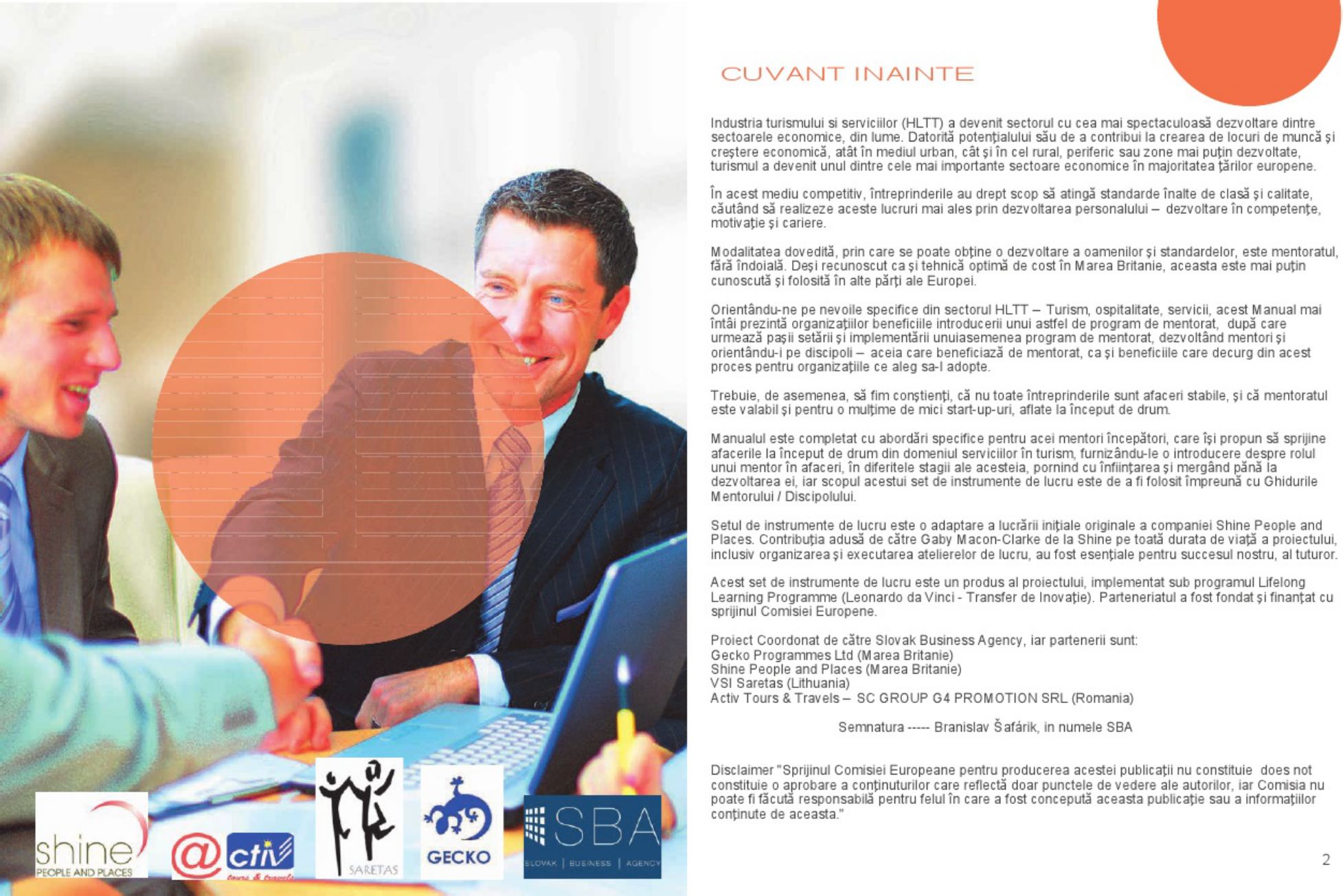 PDF page 6 of Caterpillar CAT Manual Despre Mentorat Technical Manual [PDF]
