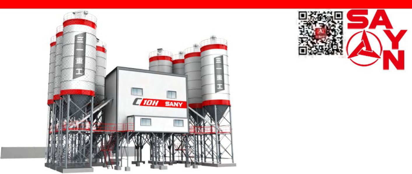 Sany Heavy c10h Series Concrete Mixing Plants  Operation & Maintenance Manual (OMM) [PDF] sample cover
