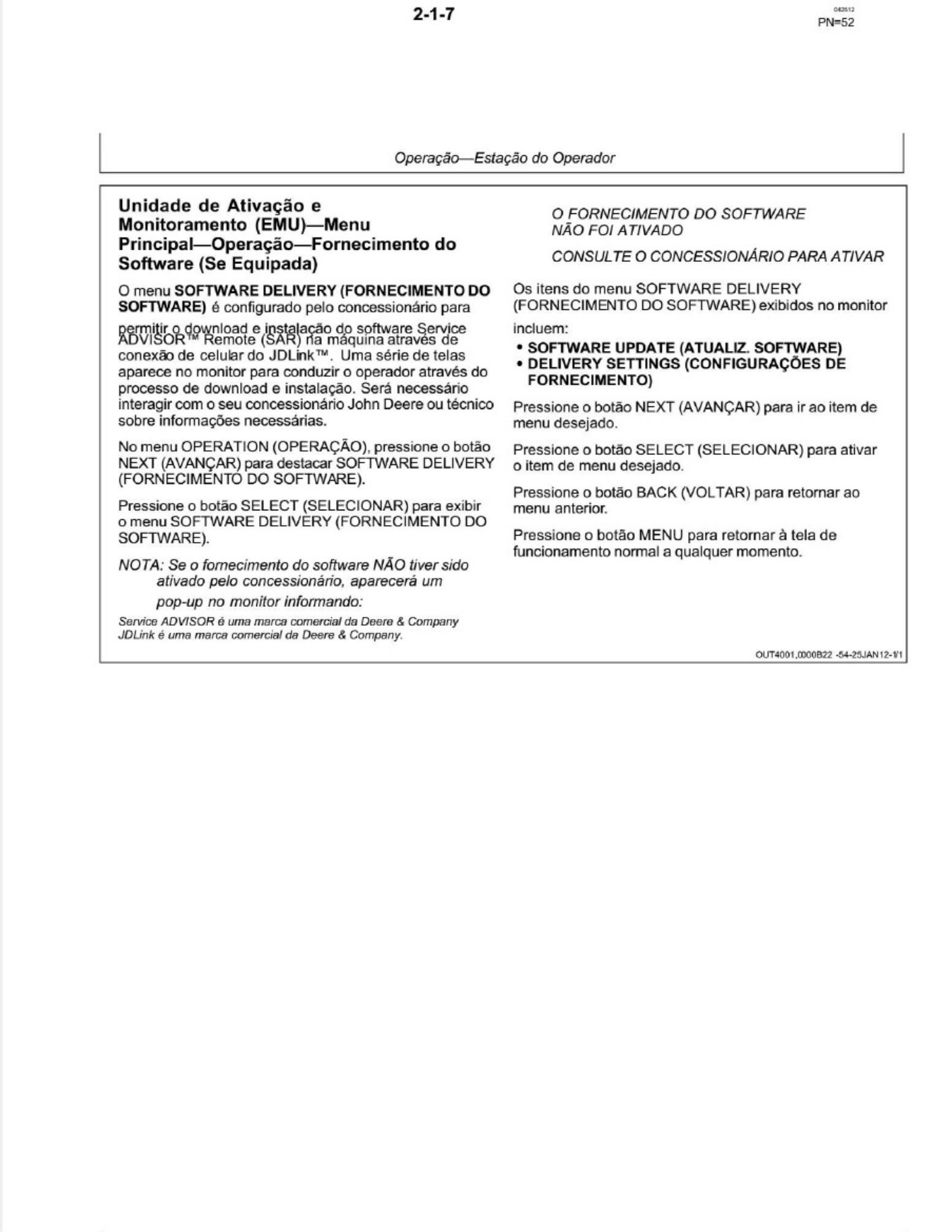 PDF page 53 of John Deere Manual de Operador 310K Technical Manual [PDF]
