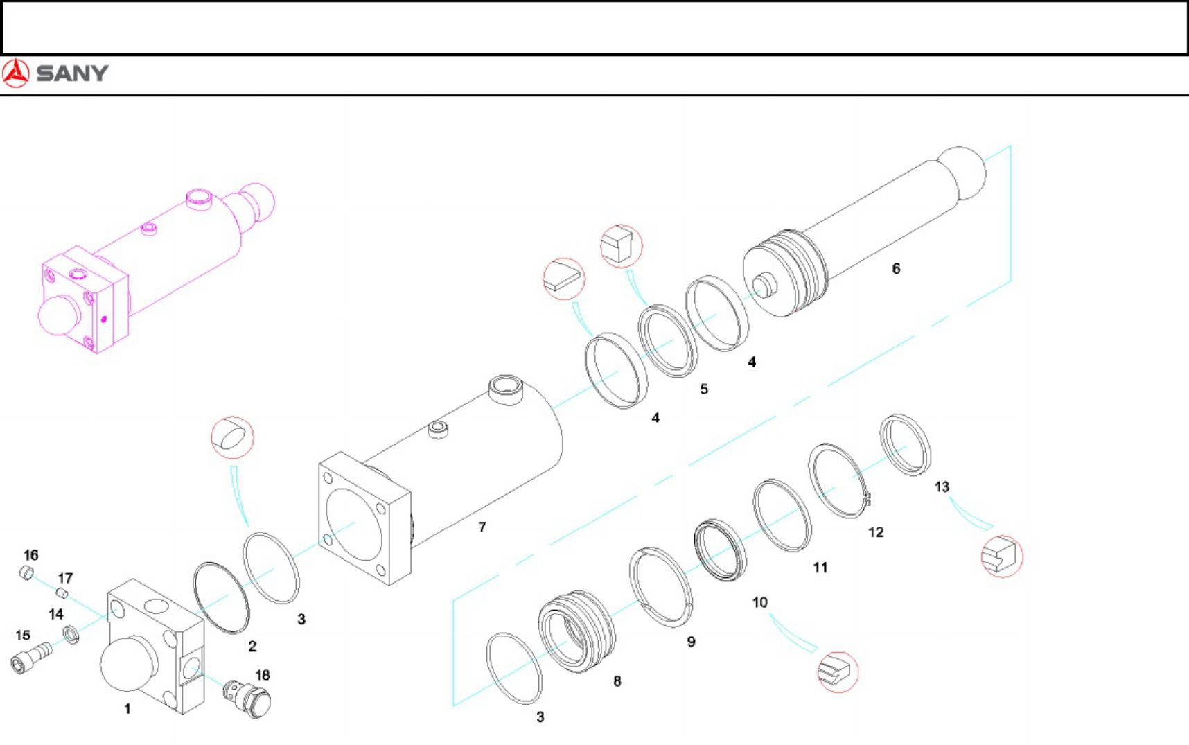 PDF page 58 of Sany Heavy HBT80C-1818DIII Parts Catalog [PDF]