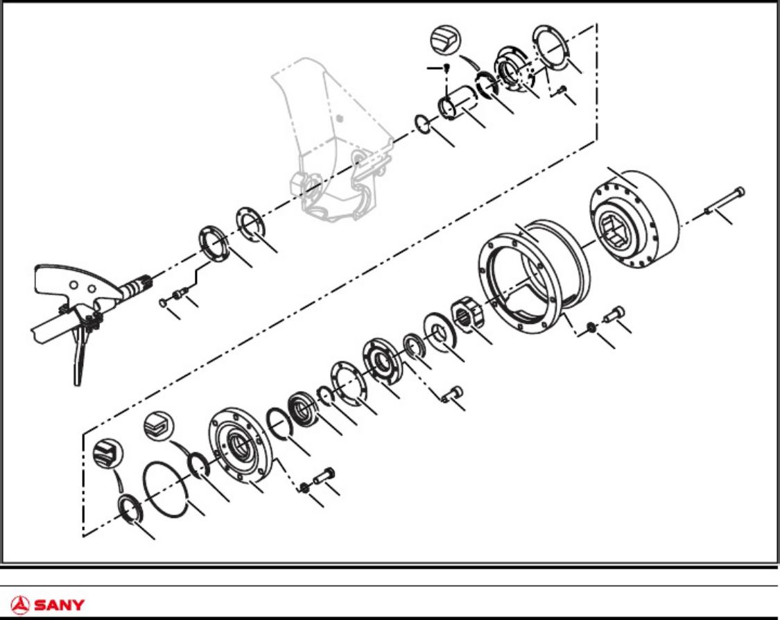 PDF page 210 of Sany Heavy HBT6013C-5S Concrete Pump Technical Manual [PDF]
