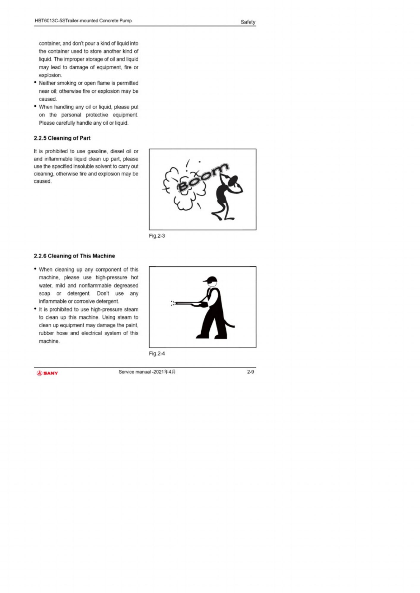 PDF page 53 of Sany Heavy HBT6013C-5S Concrete Pump Workshop Service Manual [PDF]