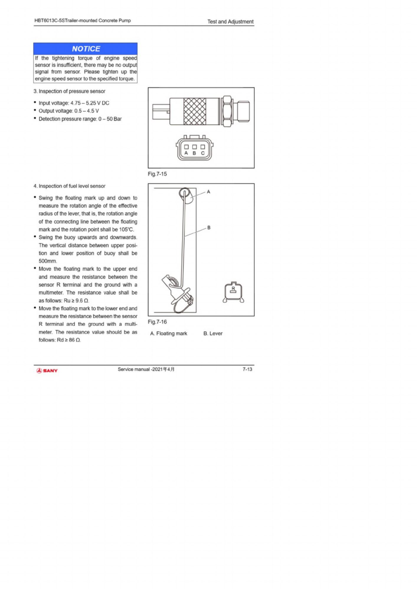 PDF page 483 of Sany Heavy HBT6013C-5S Concrete Pump Workshop Service Manual [PDF]