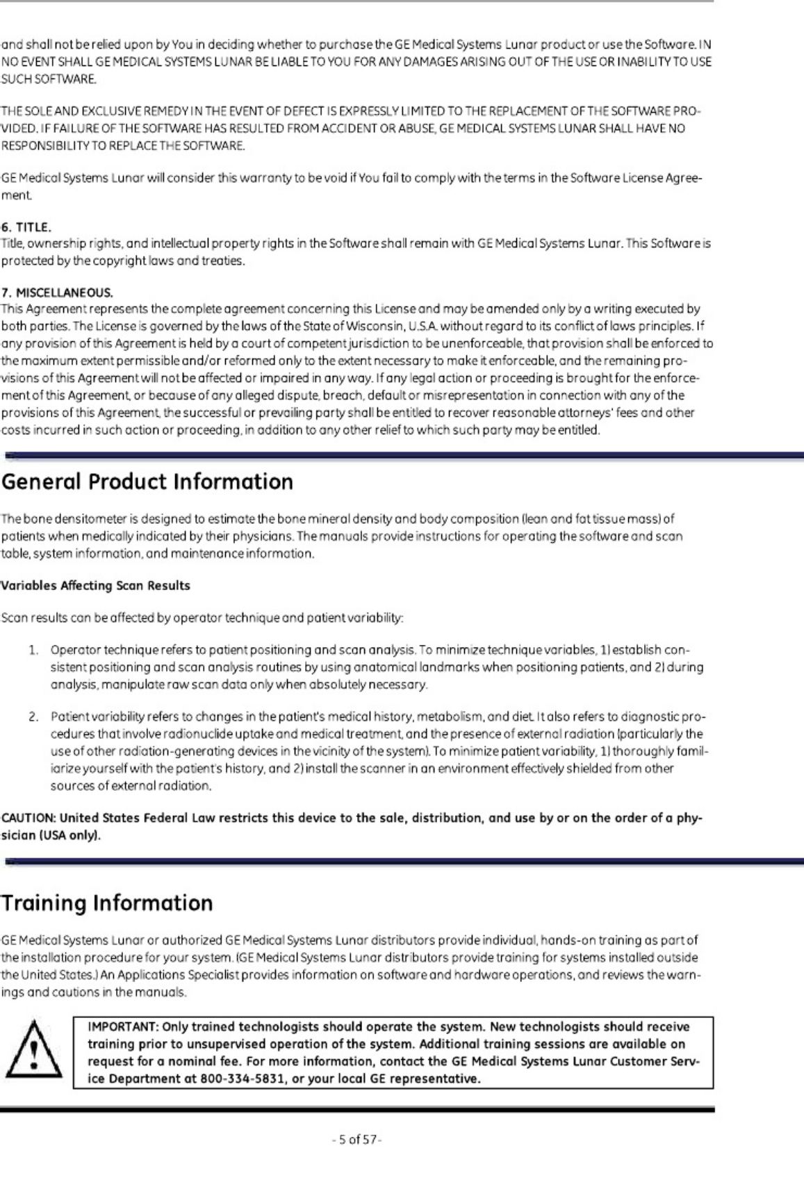 PDF page 5 of Hino Motors Lunar Prodigy Technical Manual [PDF]