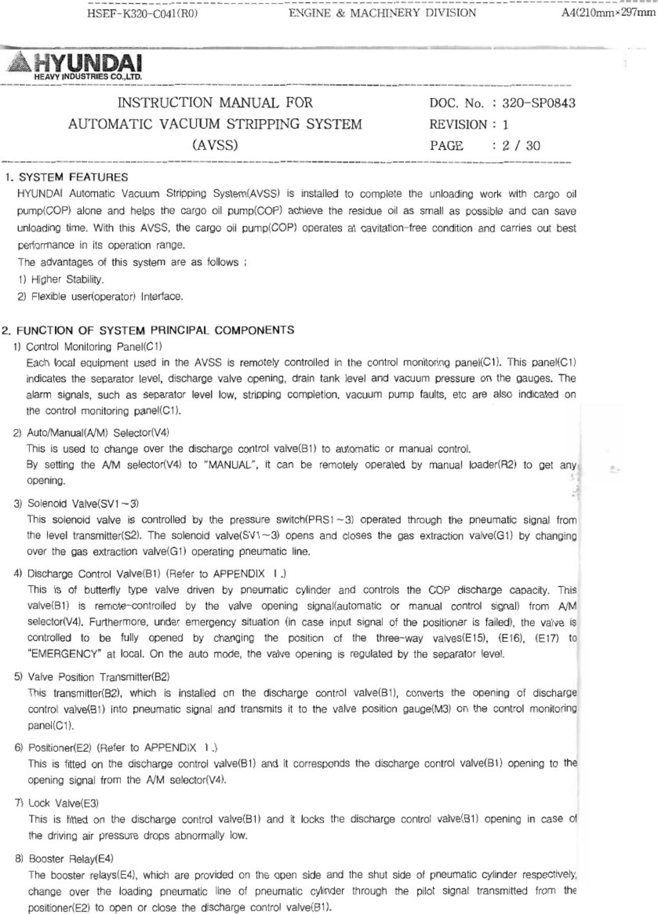 PDF page 5 of Hyundai CE Avss Instruction Technical Manual [PDF]