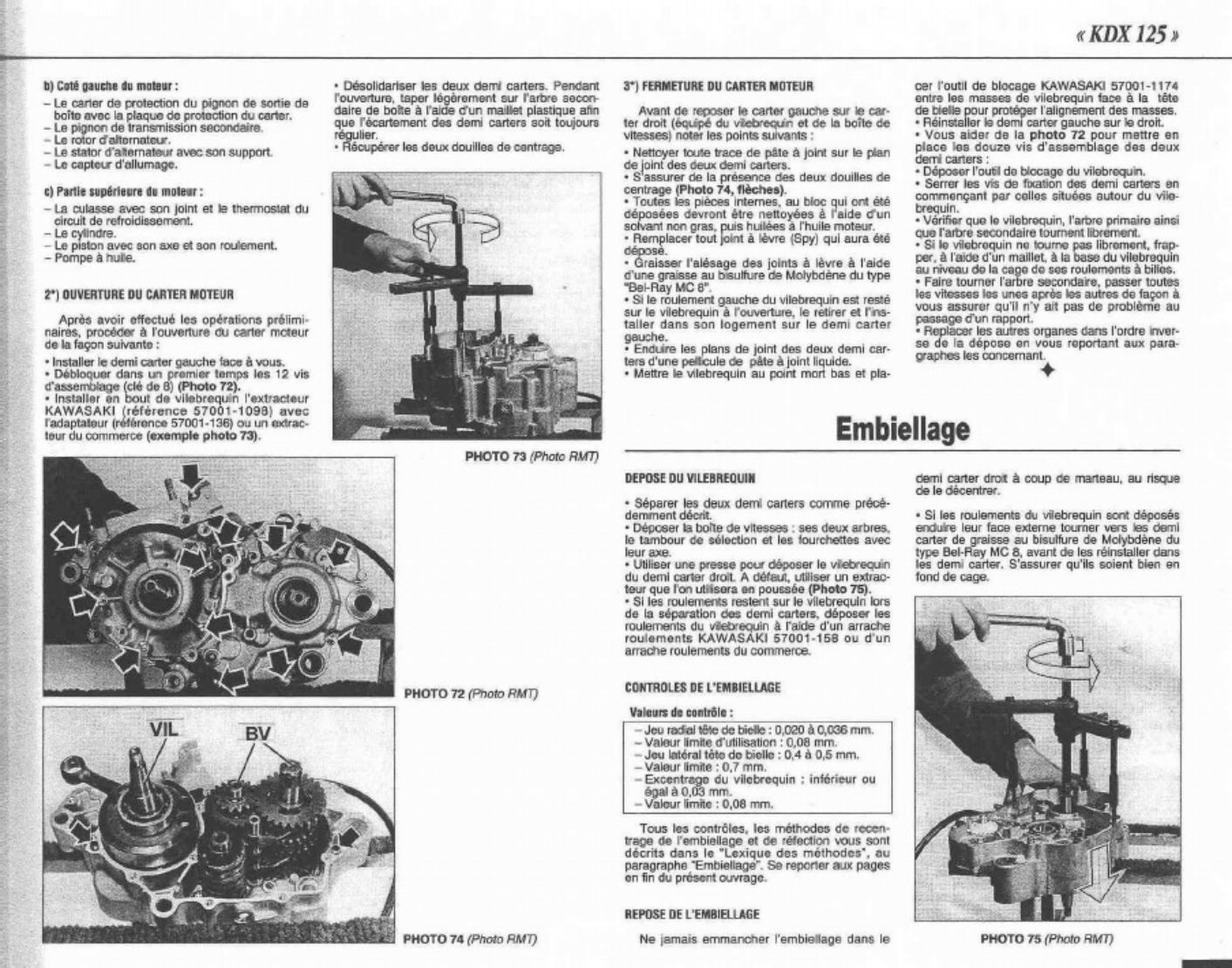 PDF page 38 of Caterpillar CAT Kawasaki KDX125 Service Manual by O Technical Manual [PDF]
