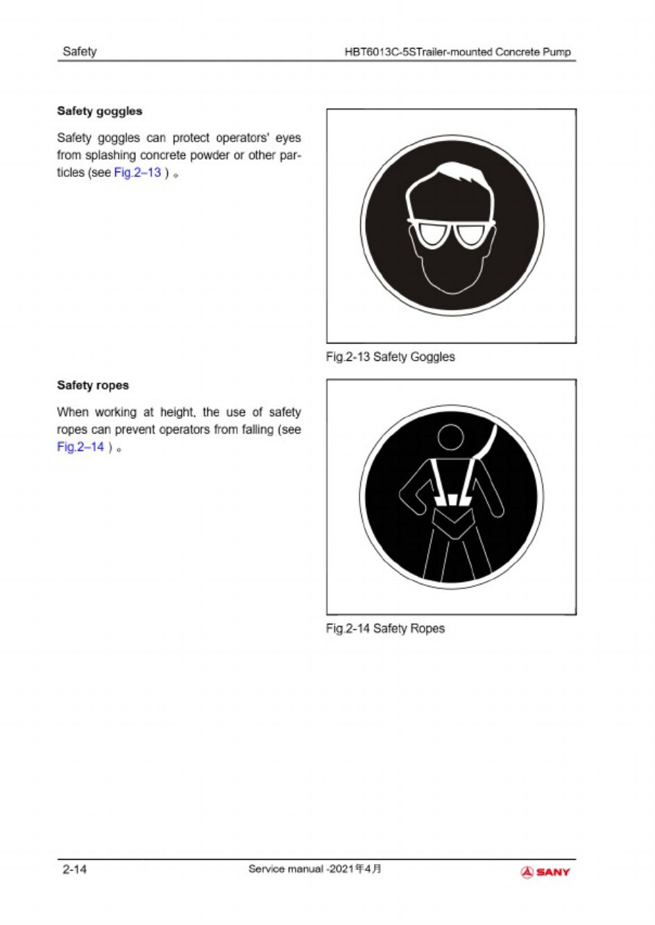 PDF page 58 of Sany Heavy Hbt6013c Shop Technical Manual [PDF]