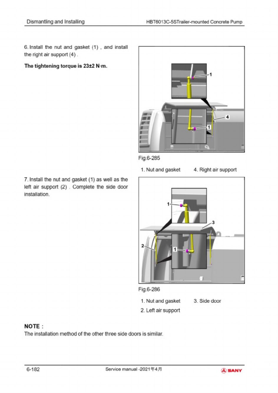 PDF page 398 of Sany Heavy Hbt6013c Shop Technical Manual [PDF]