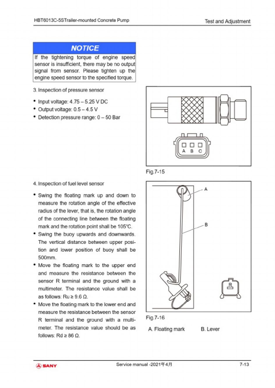 PDF page 483 of Sany Heavy Hbt6013c Shop Technical Manual [PDF]