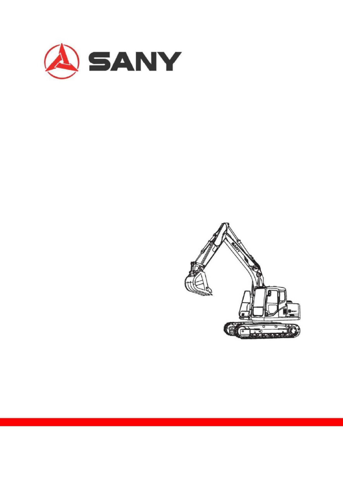 Sany Heavy Manual de operaci n SY55C Technical Manual [PDF] sample cover