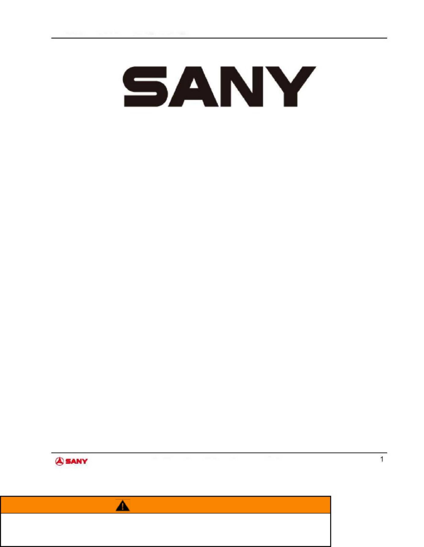 PDF page 3 of Sany Heavy Manual de operaci n SY55C Technical Manual [PDF]