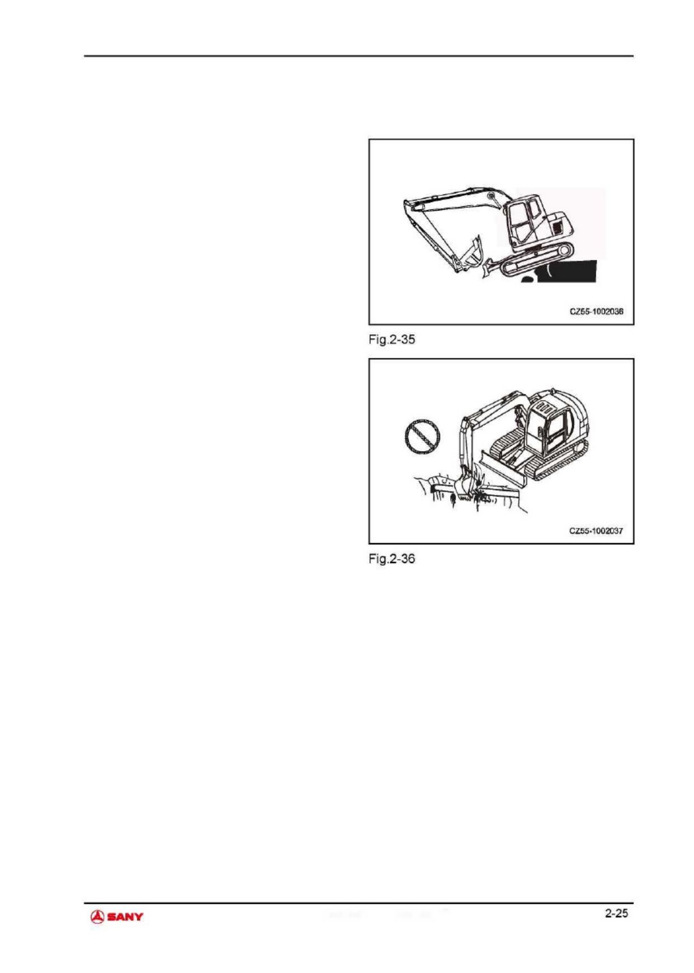 PDF page 53 of Sany Heavy Manual de operaci n SY55C Technical Manual [PDF]