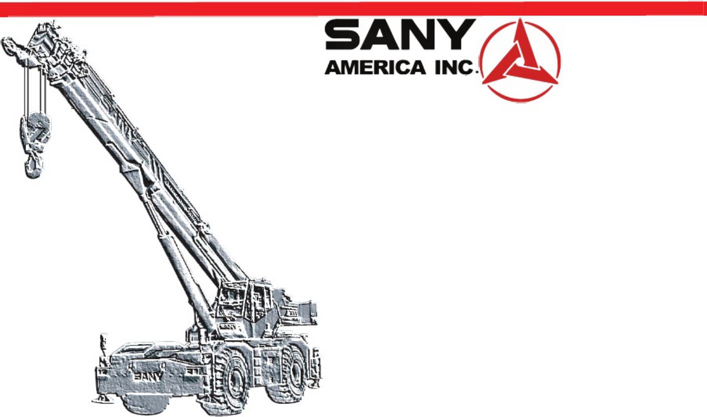Sany Heavy Manual de Partes Grua Sany Technical Manual [PDF] sample cover