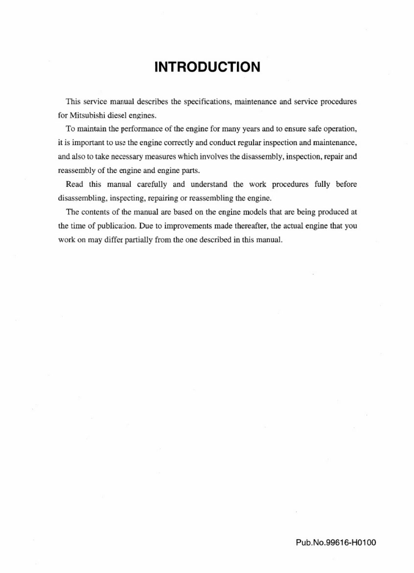 PDF page 3 of Hyundai CE Hyundai Engine Workshop Service Manual [PDF]
