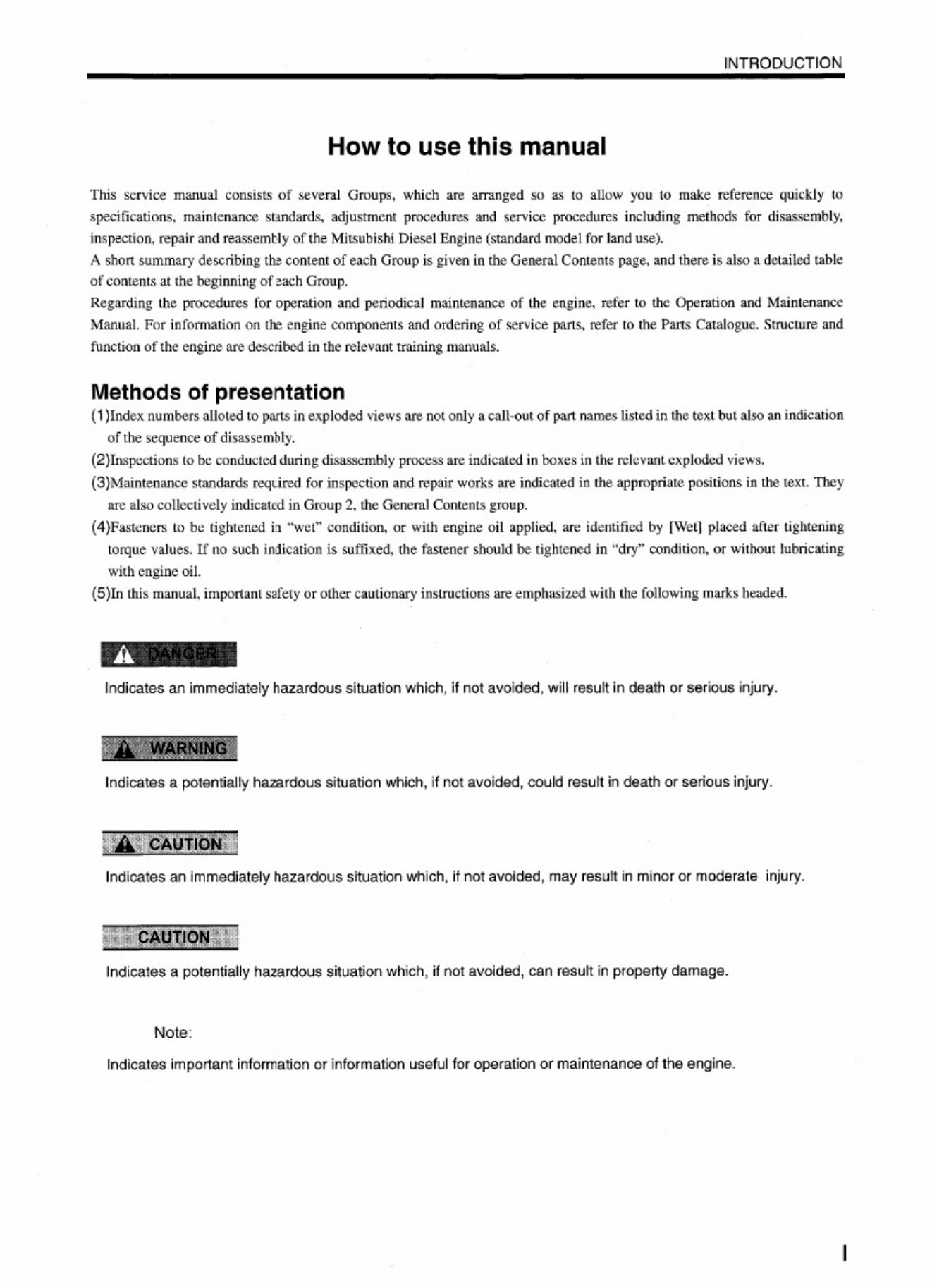 PDF page 5 of Hyundai CE Hyundai Engine Workshop Service Manual [PDF]