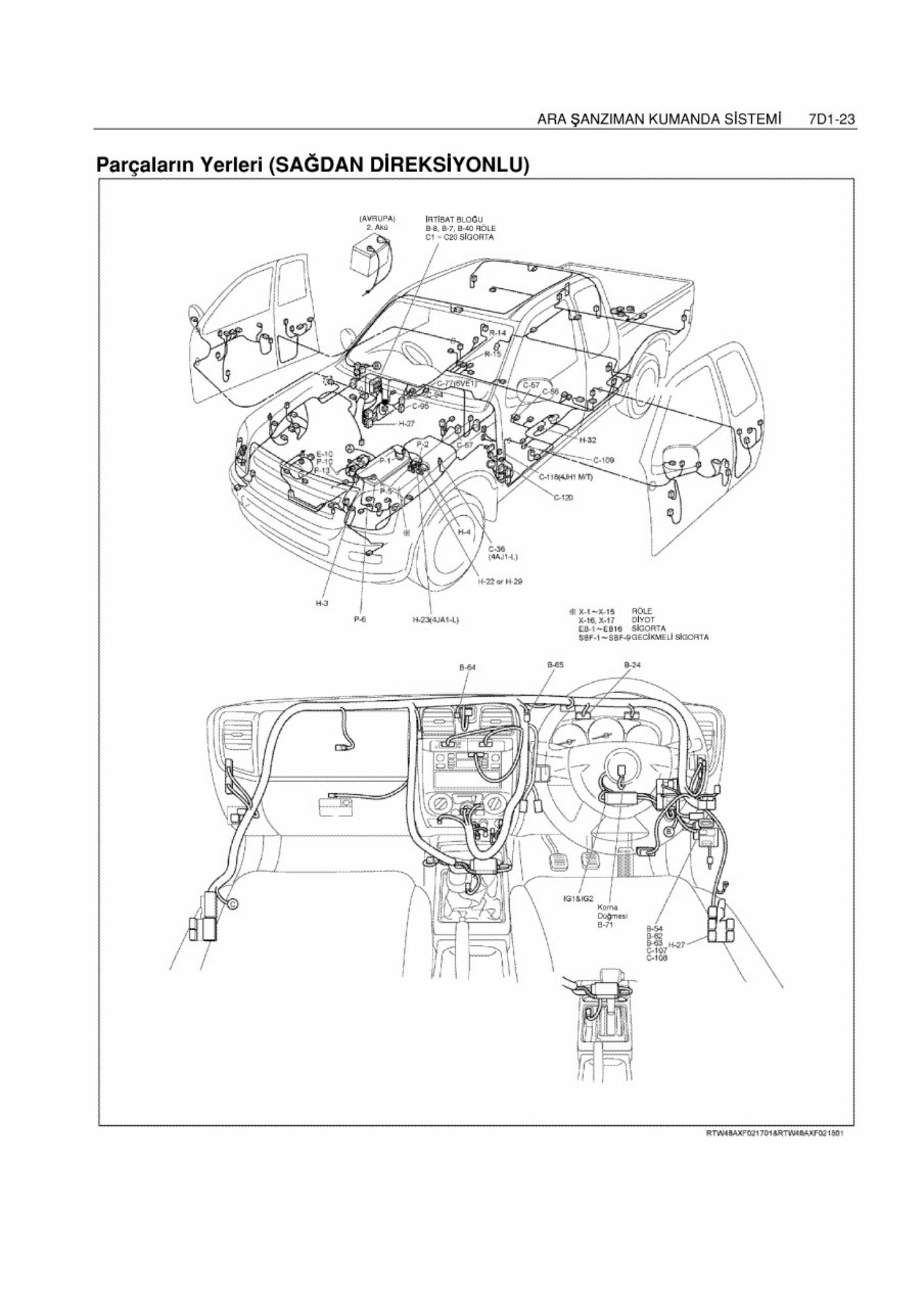 PDF page 62 of Isuzu Dmax Workshop Service Manual [PDF]