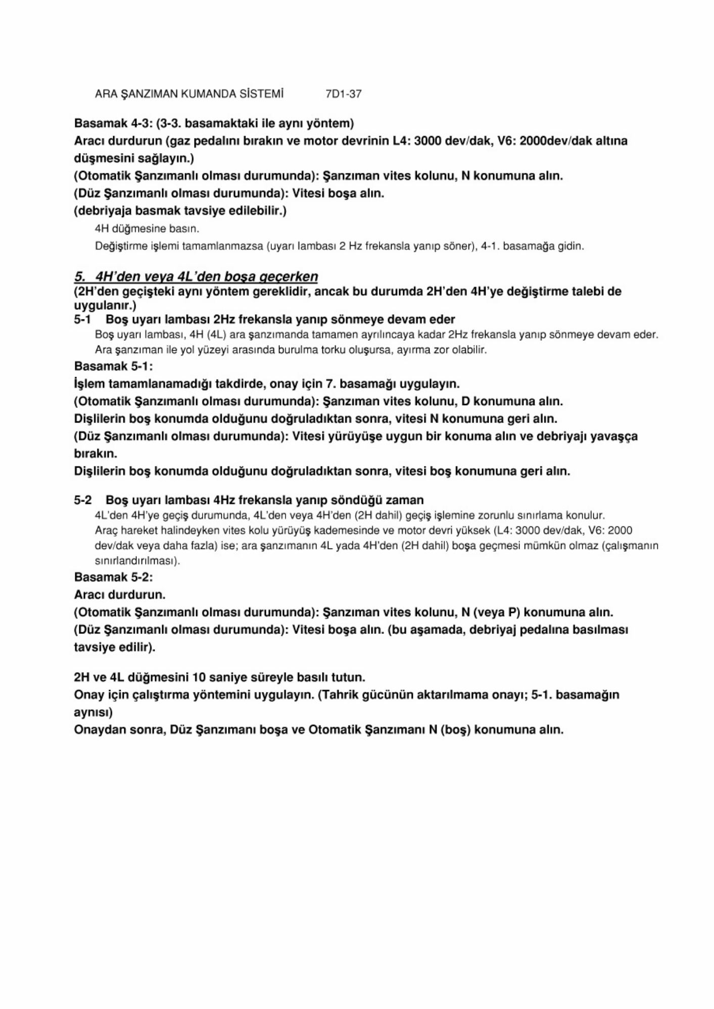 PDF page 76 of Isuzu Dmax Workshop Service Manual [PDF]