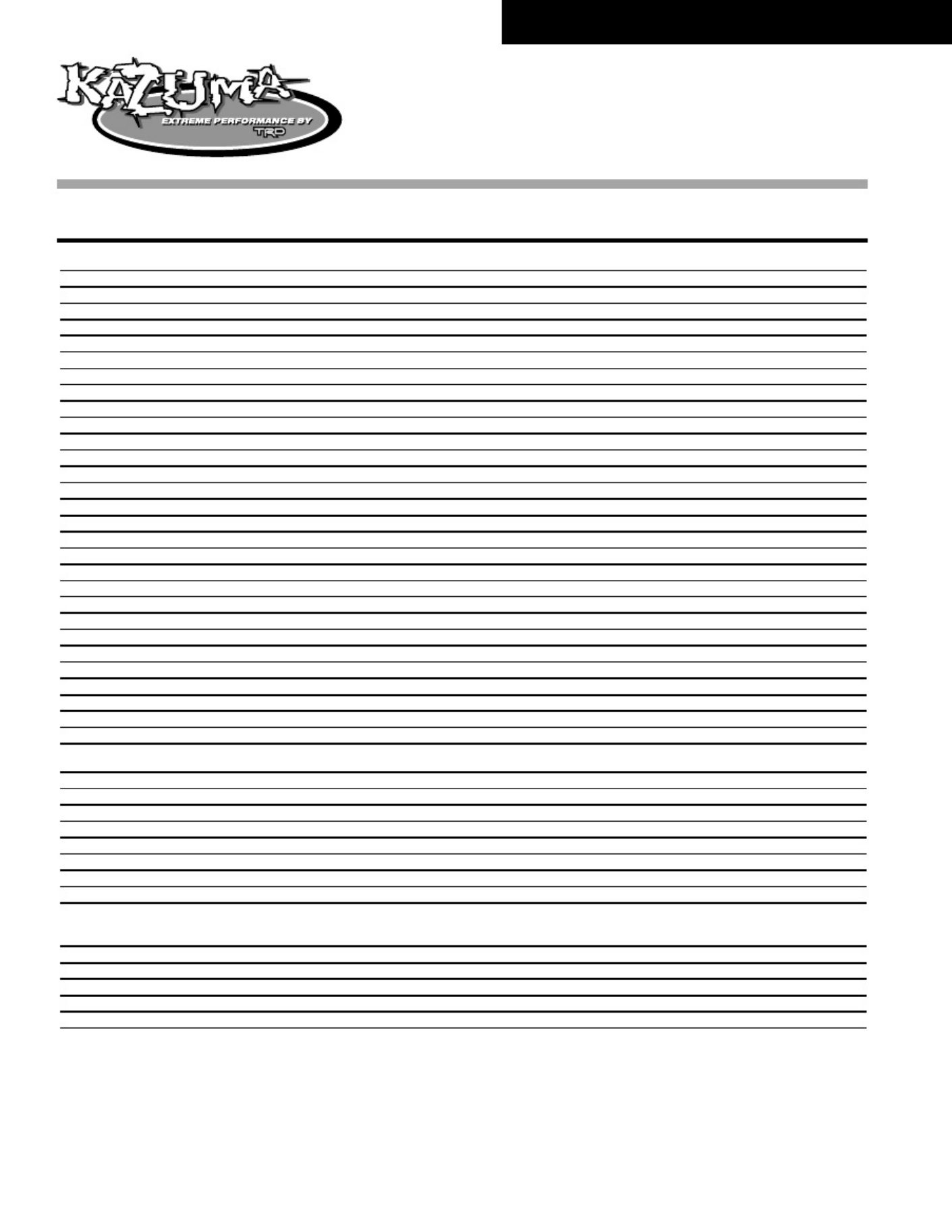 Sample 2 of Technical Document 00602-17620-3xx TRD 1mz Supercharge Technical Manual [PDF]