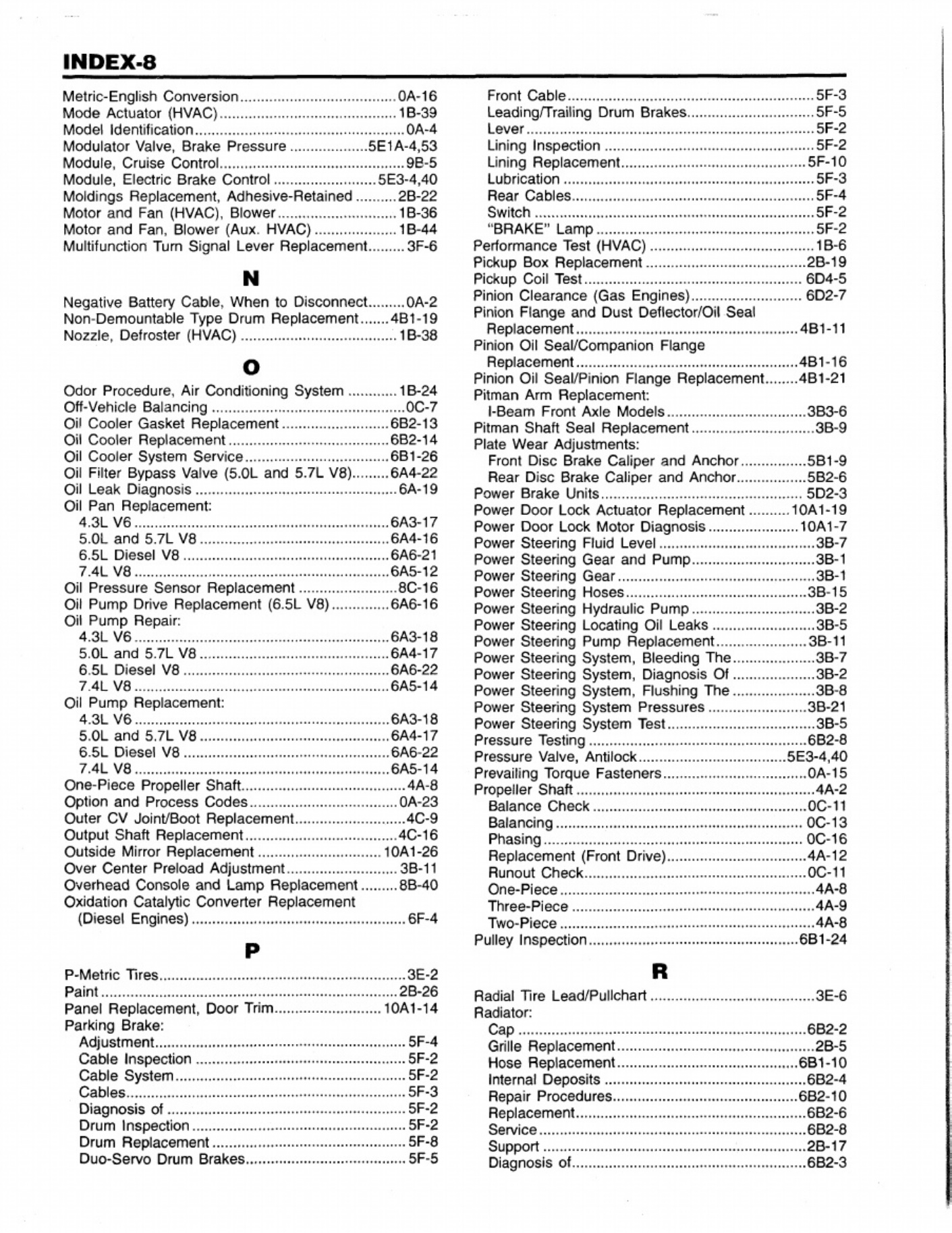 Sample 8 of Technical Document 1994 Natp 9431 1994 CK Truck Workshop Service Manual [PDF]