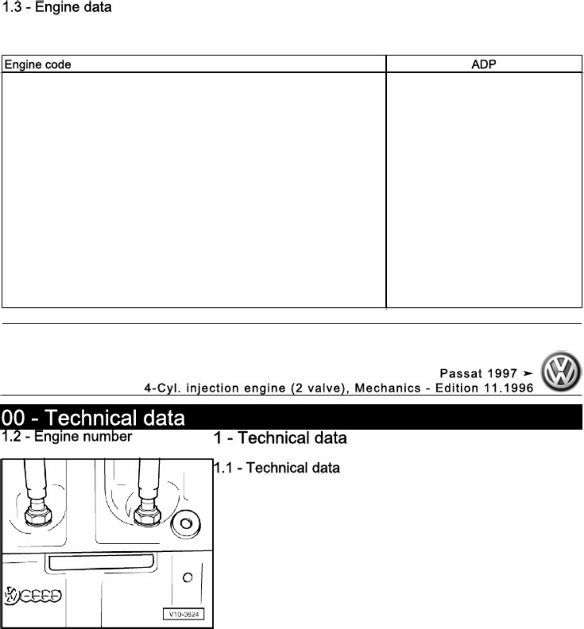 Sample 2 of Technical Document 1997 Passat 4-Cyl Engine Technical Manual [PDF]