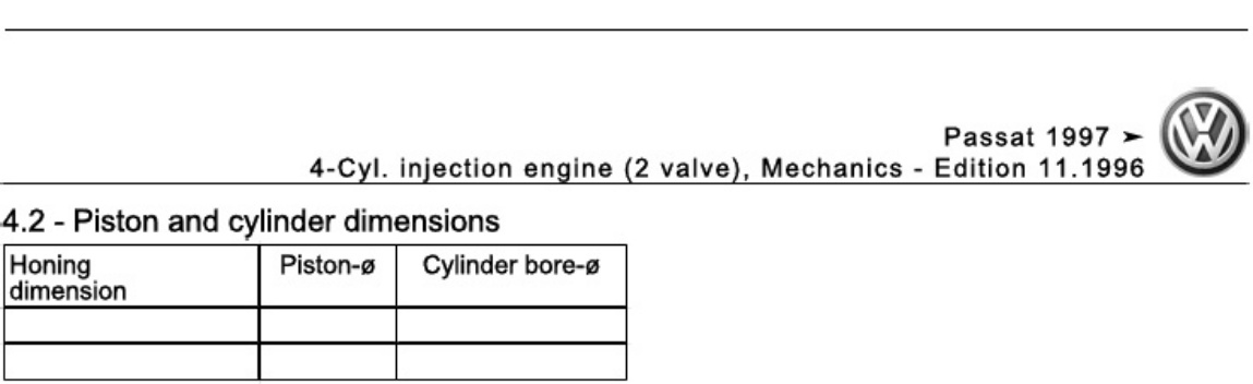 Sample 5 of Technical Document 1997 Passat 4-Cyl Engine Technical Manual [PDF]