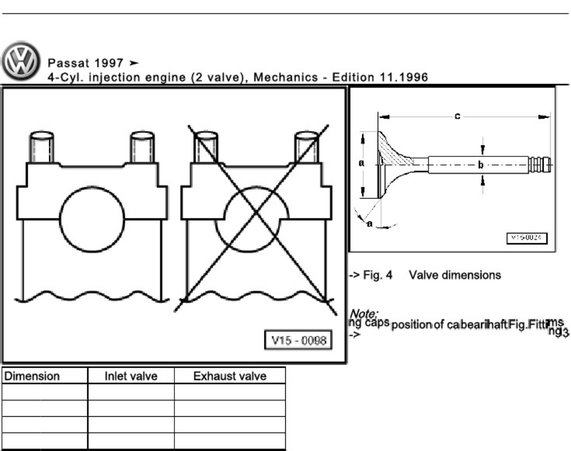 Sample 6 of Technical Document 1997 Passat 4-Cyl Engine Technical Manual [PDF]