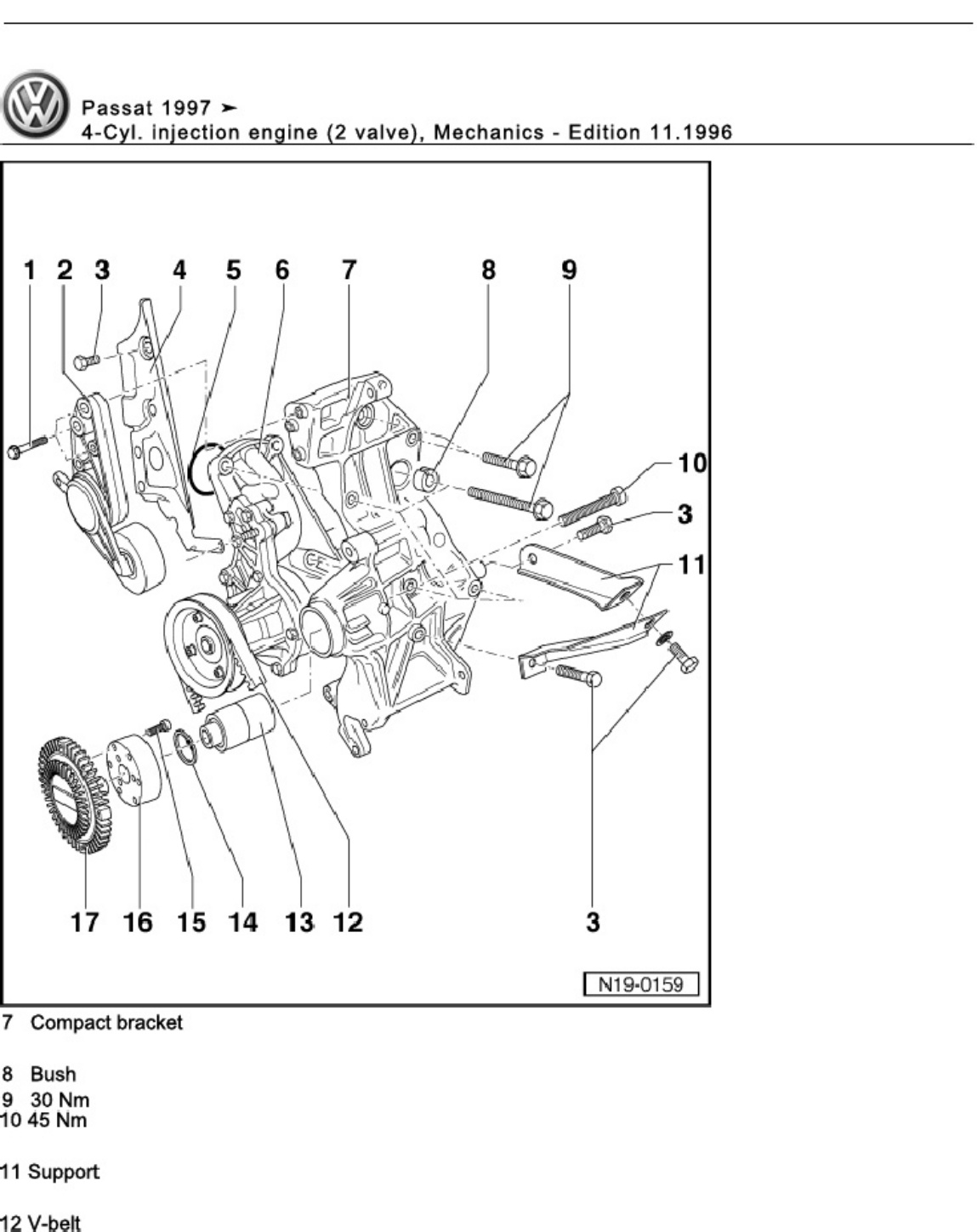Sample 7 of Technical Document 1997 Passat 4-Cyl Engine Technical Manual [PDF]