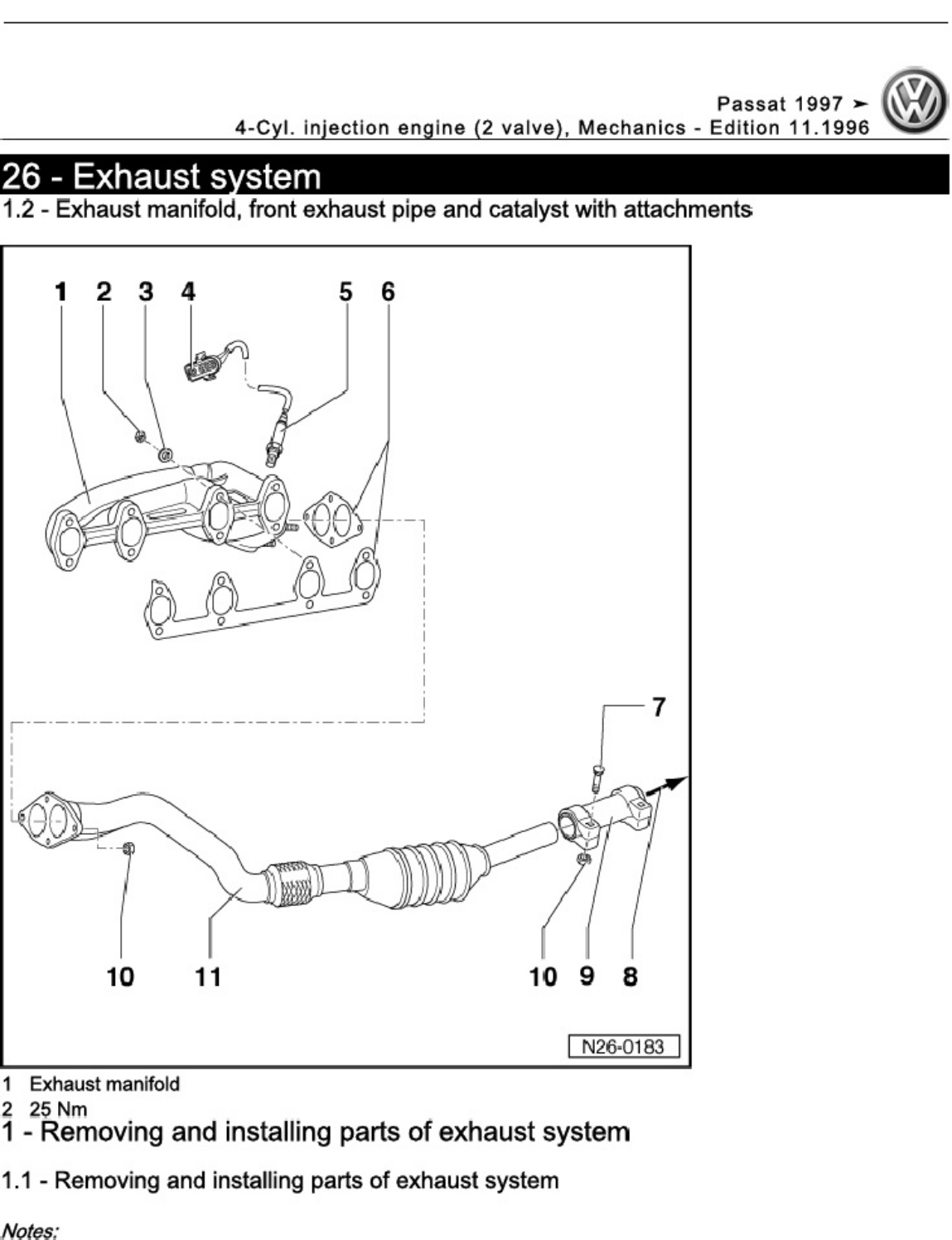 Sample 8 of Technical Document 1997 Passat 4-Cyl Engine Technical Manual [PDF]