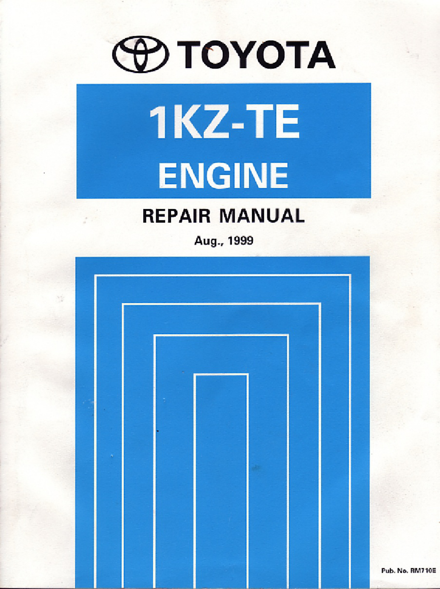 Technical Document 1KZ-TE Engine Workshop Service Manual [PDF] cover
