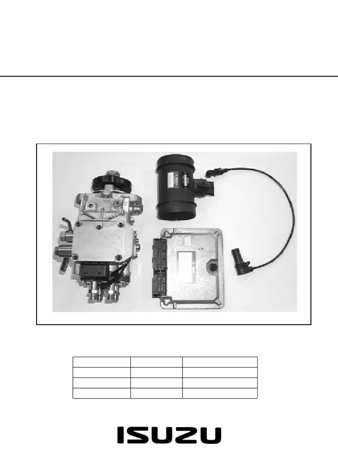 Sample 2 of Technical Document 4JH1 Dmax Injection System Technical Manual [PDF]